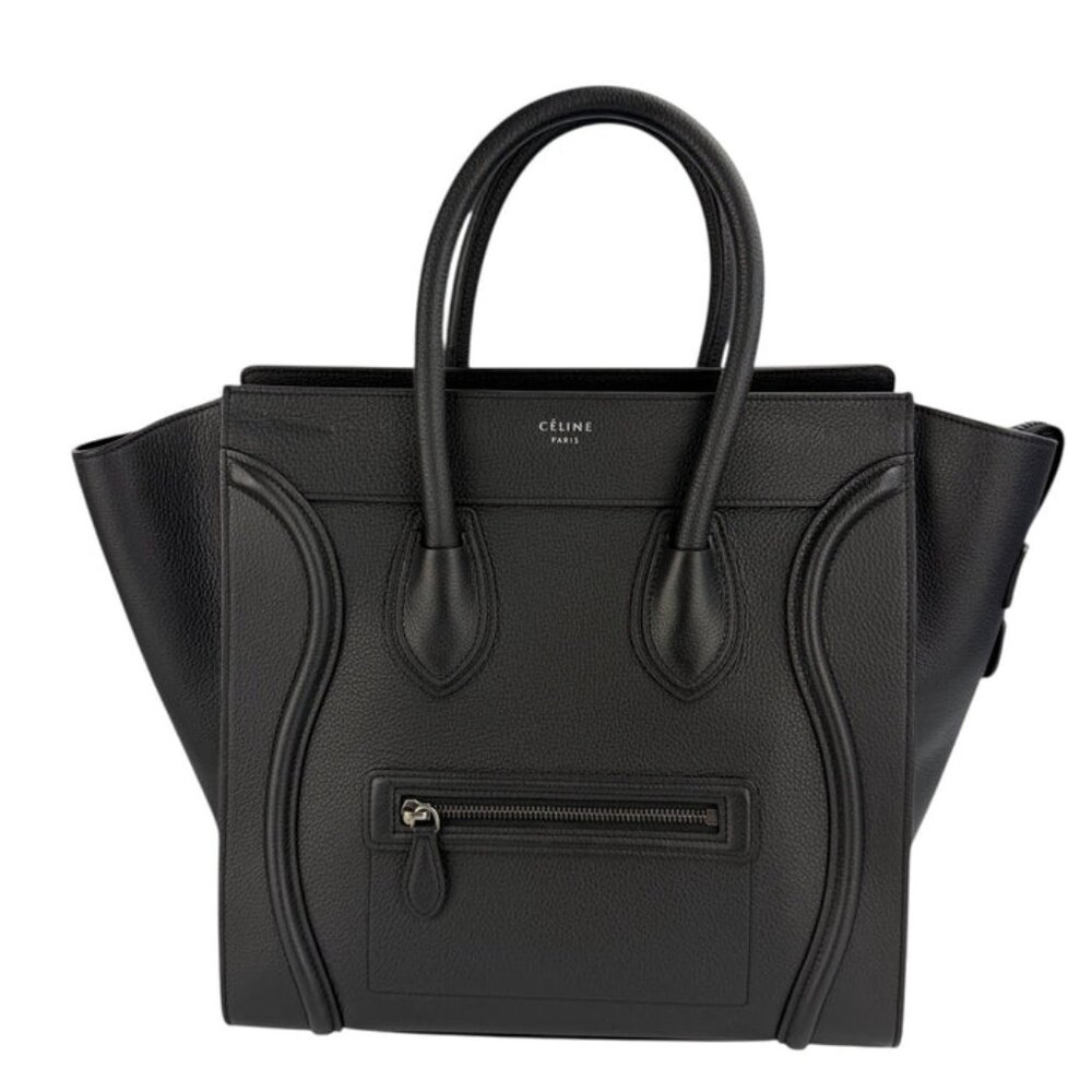 Celine Black Luggage Tote Shoulder Bag